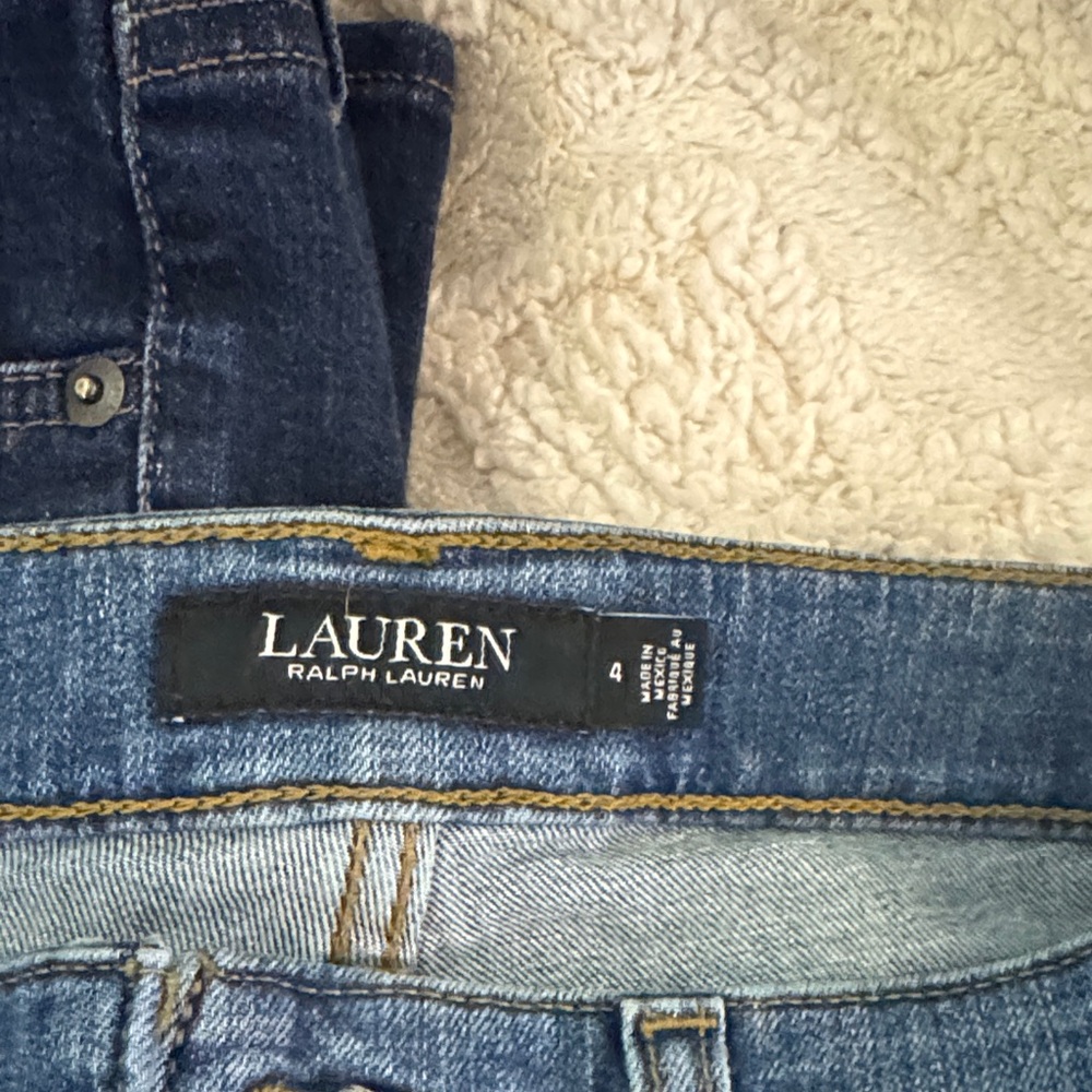 4 Pairs Lauren Ralph Lauren  Blue Jean. 2 light and 2 dark